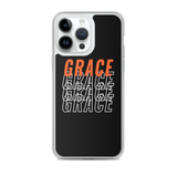 Grace Black iPhone Case