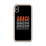 Grace Black iPhone Case