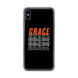 Grace Black iPhone Case