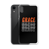 Grace Black iPhone Case