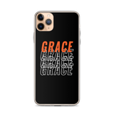 Grace Black iPhone Case